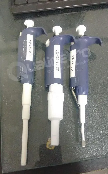 Calibração de micropipetas